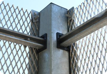 amiguard, aluminum fences, perimeter fencing, steel gate