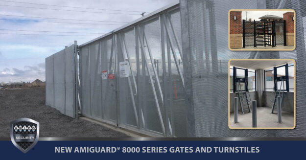 AMIGUARD 8000 Series Gates 052720 turnstiles, security turnstiles, access control turnstiles